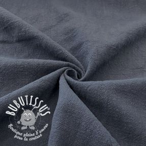 Ľan predpraný STONEWASHED dark blue