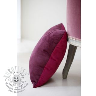 Simili cuir suédine ALASKA vermillon/cerise