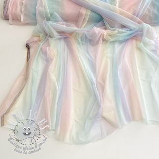 Tulle pour jupe tutu ROYAL Rainbow soft multicolor