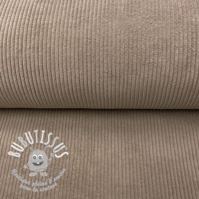 Tissu velours cotelé sand