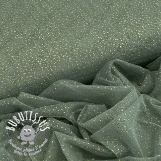 Tulle pour jupe tutu ROYAL SPARKLE old green gold