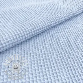 Tissu nid d’abeille light blue