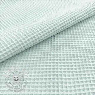 Tissu nid d’abeille mint