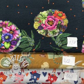 Paquet de tissus jersey digital print 392