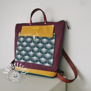 Simili cuir KARIA amethyste