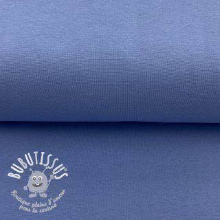 Bord-côte lisse blue ORGANIC