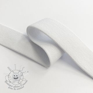 Élastique lisse 2,5 cm white