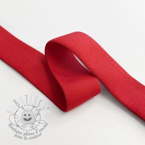 Élastique lisse 2,5 cm red