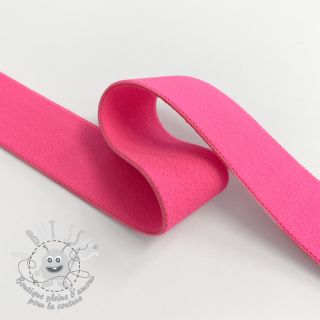 Élastique lisse 2,5 cm neon pink