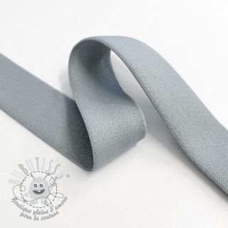 Élastique lisse 2,5 cm light grey