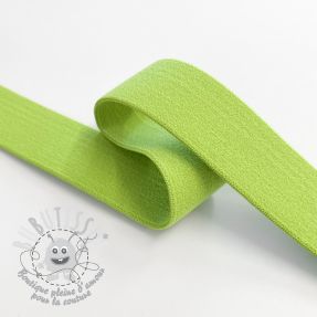 Élastique lisse 2,5 cm lime