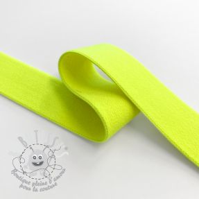 Élastique lisse 2,5 cm neon yellow