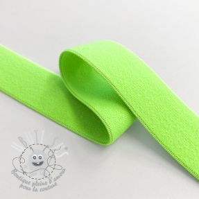Élastique lisse 2,5 cm neon green
