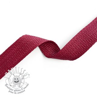 Sangle 2,5 cm bordeaux