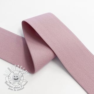 Élastique lisse 4 cm faded pink