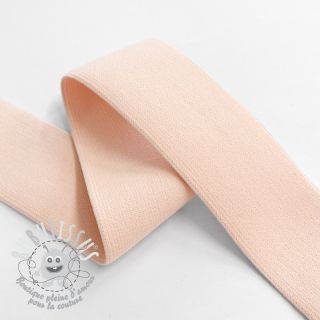 Élastique lisse 4 cm salmon