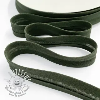 Biais double gaze bottle green