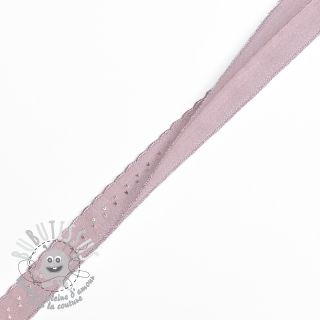 Biais élastique 12 mm LUXURY washed pink