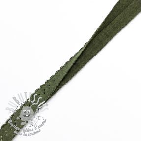 Biais élastique 12 mm LUXURY camo green