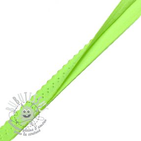 Biais élastique 12 mm LUXURY neon green