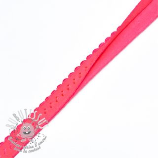 Biais élastique 12 mm LUXURY neon pink