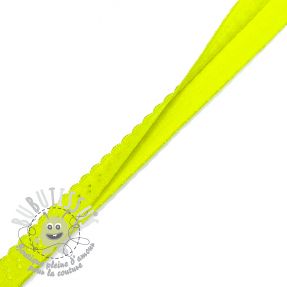 Biais élastique 12 mm LUXURY neon yellow