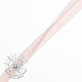 Biais élastique 12 mm LUXURY light old pink