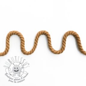 Cordon coton macramé 8 mm rust