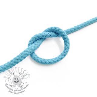 Cordon coton 5 mm ocean blue