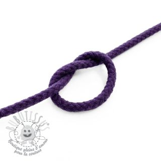 Cordon coton 5 mm purple