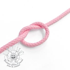 Cordon coton 5 mm pink