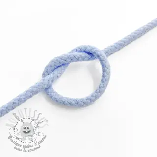 Cordon coton 5 mm light blue