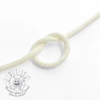 Cordon coton 5 mm off white