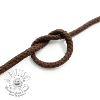 Cordon coton 5 mm choco