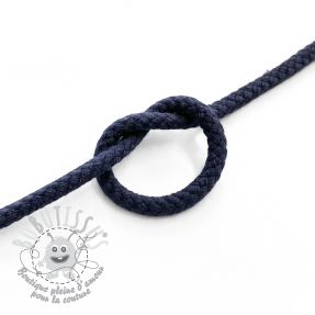 Cordon coton 5 mm dark blue