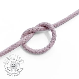 Cordon coton 5 mm washed pink