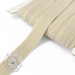 Biais élastique mat 20 mm RIB sand