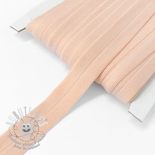 Biais élastique mat 20 mm RIB salmon