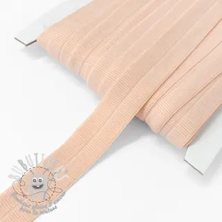 Biais élastique mat 20 mm RIB salmon