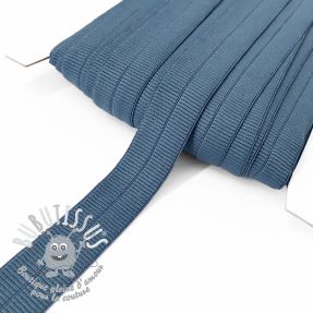 Biais élastique mat 20 mm RIB jeans