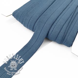 Biais élastique mat 20 mm RIB jeans