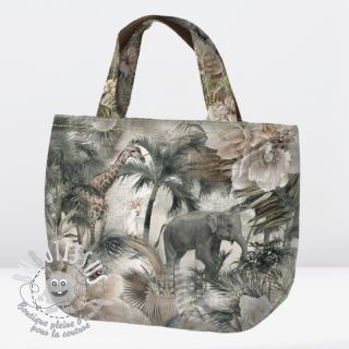 Tissu déco BAG Jungle panel