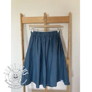 Lin lavé blue