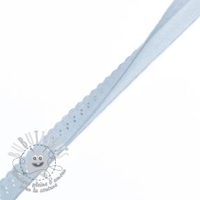 Biais élastique 12 mm LUXURY light blue