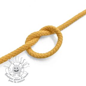 Cordon coton 5 mm ochre