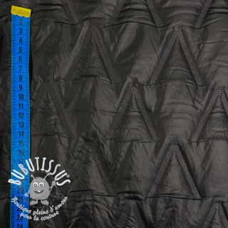 Tissu matelassé Triangle black