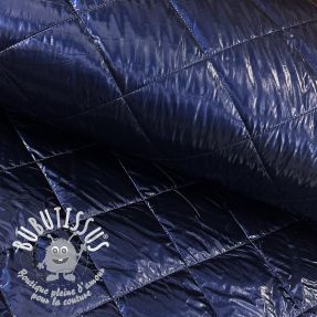 Tissu matelassé Shine dark navy