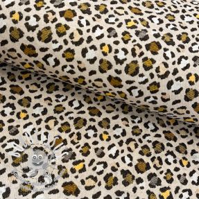 Tissu déco jacquard PUMA ALLOVER JAUNE