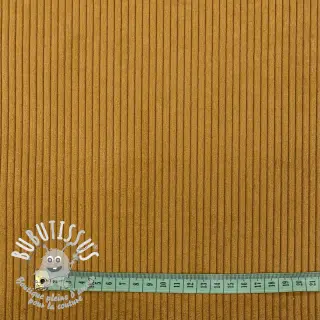 Tissu velours cotelé HUGGY ocre