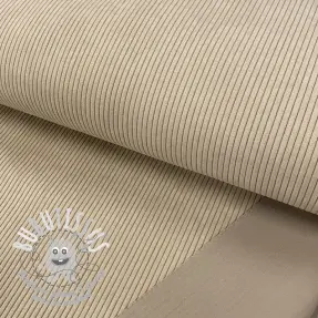 Tissu velours cotelé HUGGY beige